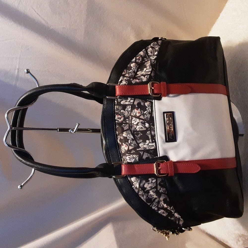 The Bradford Exchange Mickey and Minnie Dome Shoulder Bag